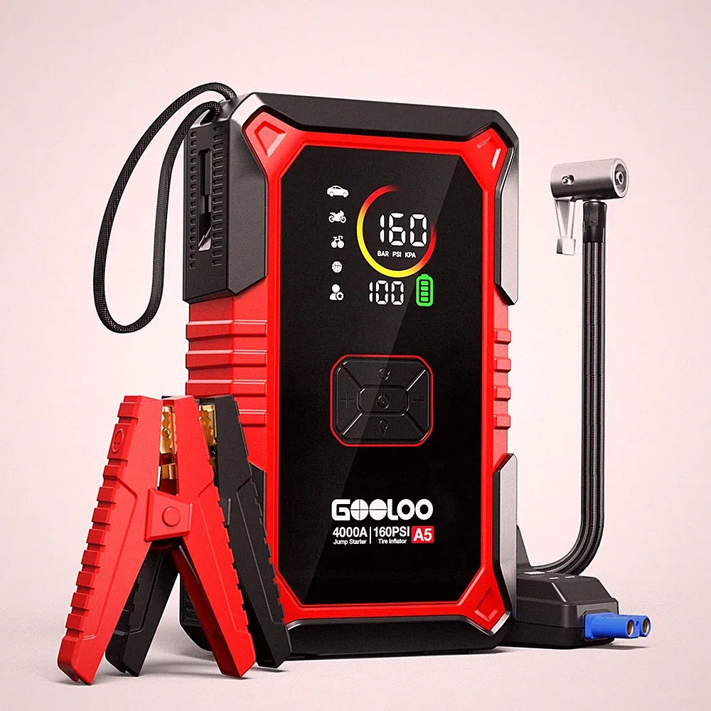 Gooloo A5 Jump Starter 4000A with Air Compressor Model JS-588