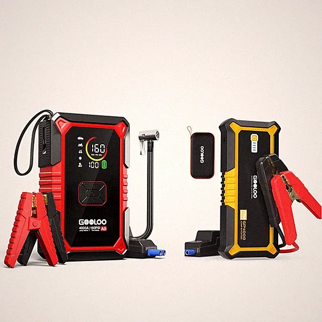 GOOLOO A5 Jump Starter with Air Compressor & GP4000 Jump Starter