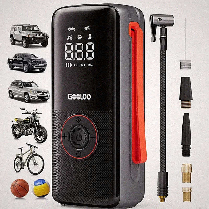GOOLOO A6 Lite Portable Tire Inflator, Portable Cordless Air Compressor