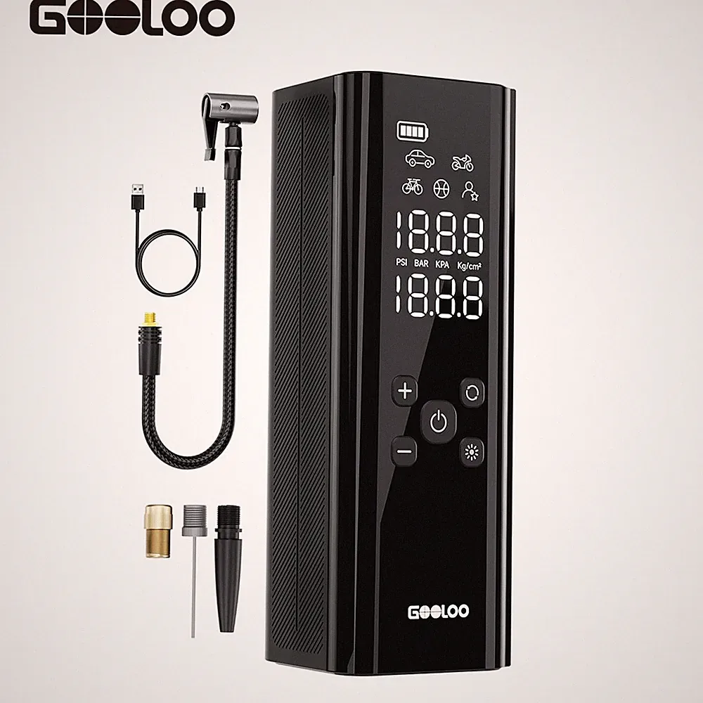 GOOLOO GT150 Tire Inflator Portable Air Compressor Upgraded 150PSI & 2X Faster