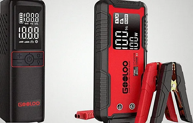GT160 Tire Inflator & GT4000 Car Jump Starter 4000A with Pre-Heating Tech